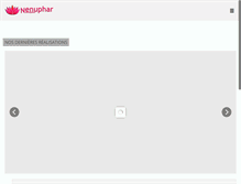 Tablet Screenshot of nenuphar-development.com